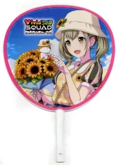 【中古】うちわ・扇子 小豆沢こはね(Vivid BAD SQUAD)×コロコロクリリン うちわ 「セガ ラッキーくじ プロジェクトセカイ カラフルステージ! feat. 初音ミク×サンリオキャラクターズ」 E賞