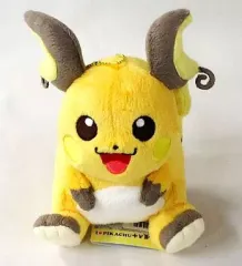 【中古】ぬいぐるみマスコット・ぬいぐるみバッジ ライチュウ I LOVE PIKACHU+カバンに付けられるぬいぐるみ 「ポケットモンスター」