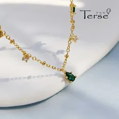 卒業式 入学式 ネックレス ペンダント エメラルドグリーン グリーン CZ ダイヤ ドロップ ビジュー 小粒 ランダム 華やか キラキラ 輝き 5月誕生石 仕事 オフィス 通勤 食事会 パーティー 二次会 フォーマル プレゼント 新生活 春コーデ 母の日