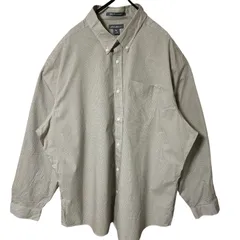 ボタンダウン エディーバウアー 2XL チェック オーバーサイズ シャツ レディース ユニセックス メンズ 古着 長袖