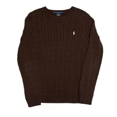 M ポロラルフローレン レディース ケーブルニット