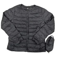 ▪︎ユニクロ ウルトラライトダウンコンパクトジャケット レディース XL ブラック 黒 収納袋付 軽量