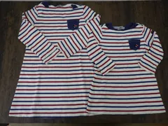 2点セット ミキハウス ダブルビー ダブルB ワンピース 90cm 120cm 女の子 キッズ 子供服 まとめ売り お揃いコーデ 中古品