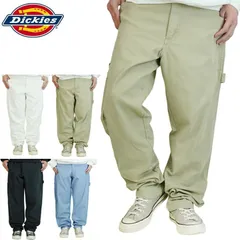 DICKIES ディッキーズメンズ パンツDUR03 MENS DUCK CANVAS CARPENTER PANTダックキャンバス カーペンターパンツ ワークパンツ ウォッシュホワイト デザートサンド チカーノ カルチャー  カーゴ スケーターローライダー