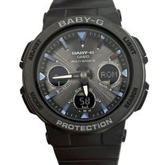 カシオ Baby-G レディースブラック 5568 BGA-2500 電波時計 - メルカリ