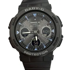 ■ CASIO カシオ BABY-G 電波ソーラー マルチバンド6 アナデジ腕時計 黒系