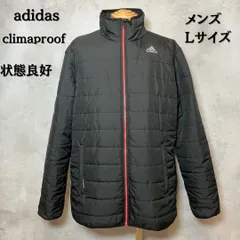 adidas アディダス　climaproof  アウター　中綿ジャケット　キルティング　ブラック　Lサイズ　メンズ　【B-2】