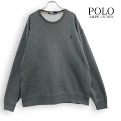 R2620/ 90s POLO RALPH LAUREN ポロ ラルフローレン 韓国 ヴィンテージ スウェット トレーナー グレー