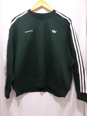 adidas×sporty＆rich アディダス スポーティアンドリッチ SWEATSHIRT JN5320 長袖 スウェット トレーナー サイズXL グリーン系 メンズ ト