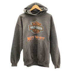 【中古】Harley Davidson パーカー L グレー[66]
