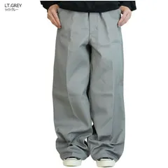 BEN DAVIS ベンデイビス USA企画 ゴリラカット ワークパンツ GORILLA CUT WORK PANTSカーキ ライトグレー チャコール ブラック ネイビー極太 太め バギー ストレート男女兼用 灰色 黒 白 ベージュ ロゴ タグのサムネイル