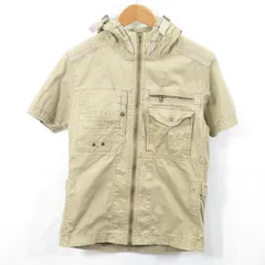 AVIREX ファティーグ フーディー ジップ シャツ