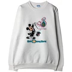古着 80年代 ディズニー DISNEY MICKEY MOUSE ミッキーマウス キャラクタースウェットシャツ トレーナー USA製 メンズXL相当/eaa607120