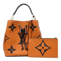 Louis Vuitton ルイヴィトン ネオノエ M56888 2WAY ハンドバッグ ショルダーバッグ モノグラムジャイアント レザー キャラメル ブラック