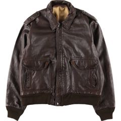 90s LANDS’ END A2レザー フライトジャケット USA製 L 90'S LANDS' END A-2 レザー フライトジャケット USA製 - メルカリ
