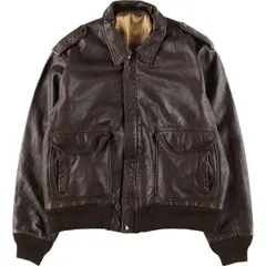 古着 A-2タイプ レザーフライトジャケット メンズL相当/eaa559070