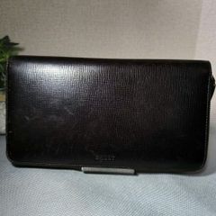 様 【現行】BURBERRY オーガナイザー 長財布 スモークドチェック