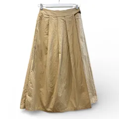 HUIS. ハウス ダウンループコットンスカート風パンツ サイズFree ベージュ NO U404-0239-45BGE 定価¥25080円 遠州織物  made in Japan 日本製 ガウチョ ワイド レディース 夏 ゴーゴー古着マルイ草加店2966