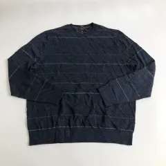 バナナリパブリック ストライプ ウール ニット