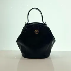 ランバン LANVIN がま口 レザー 2way ハンドバッグ ショルダーバッグ B-114