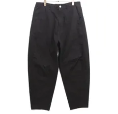 【中古A】FREAK'S STORE フリークスストア L メンズ ワイドパンツ Tapered Wide Pants ワイドシルエット カーブパンツ テーパードシルエット 1243248900560 黒 中古A 古着