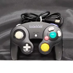 T【HY】【ジャンク品】nintendo ニンテンドー ゲームキューブ 純正 コントローラー DOL-003 ブラック[ゆうパケット発送、送料無料]HY003