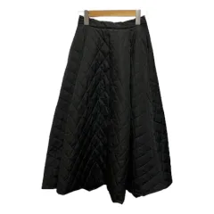 ズーティー デ シュセット ZOOTIE DES SUCETTES スカート フレア キルティング ロング丈 F 黒 ブラック