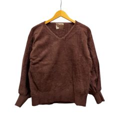 ロク ロック rokh モノグラム ロゴ 総柄 ニット セーター XS 紺  