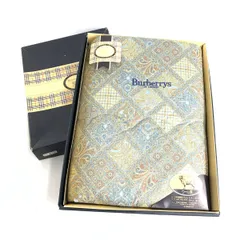 Burberry's バーバリーズ 羊毛混肌掛けふとん 150×200 ロゴ刺繍/ペイズリー柄/西川産業/コットン    マルチカラー ユニセックス / 240001180644