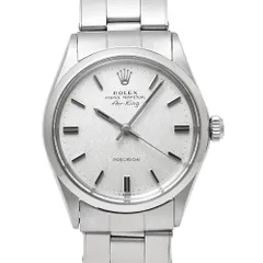 1970年前後 ROLEX エアキング 梨地ダイヤル Ref.5500 シルバー アンティーク品 メンズ 腕時計
