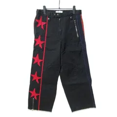 FACETASM ファセッタズム MERGING DENIM PANTS MKS-PT-M06 マージング デニムパンツ ドローコード 裾ジップ ブラック 黒 27112317のサムネイル