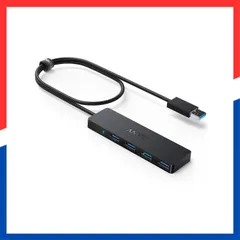 【即日発送】Pro MacBook/iMac/Surface コンパクト 等 軽量 ノートPC バスパワー 5Gbps高速転送 他対応 ケーブル 60cm USBハブ ハブ テレワーク USB 4ポートハブ リモート ウルトラスリム USB3.0 在宅勤務 A