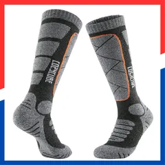 【即日発送】アウトドア 蒸れない 毛玉になりにくい 吸汗速乾 通気性 保温 男女兼用 登山用 抗菌防臭 1足組 2足組 レディース メンズ スノーボードソックス スキーソックス [cozycube]