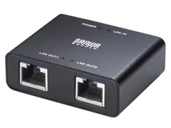 【新品・3営業日で発送】SANWASUPPLY サンワサプライ ギガビット対応 スイッチングハブ(3ポート・Type-C給電)(LAN-GIGAC302BK)