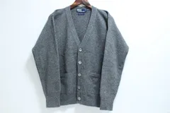 Polo by Ralph Lauren ポロ ラルフローレン カーディガン Vネック Sサイズ ウール 100% グレー系 1-F104/1/060