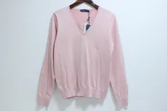 未使用保管品 RALPH LAUREN ラルフローレン セーター ニット ピンク Lサイズ 1-F105/1/TC