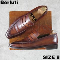 未使用☆(仏)ベルルッティ SIZE 8【現行定価30万円以上☆ANDY/アンディ