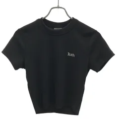 KITH キス 25SS クロップドTシャツ 25-071-061-0000 ブラック M