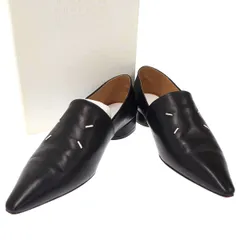 Maison Margiela 22 メゾン マルジェラ ステッチデザイン レザーパンプス 58WR0036 ブラック 35のサムネイル
