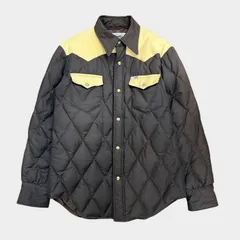 Pherrow's キルティング ダウンジャケット フェローズ 本革 キルティング ダウンジャケット XL ウエスタンシャツジャケット 06FJ-SDSJ