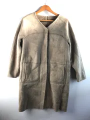 JEANASIS リバーシブルムートンコート レディース F ベージュ 3092202601060016