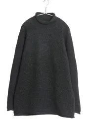 【お得なクーポン配布中!】 90s 00s ジェイクルー ロールネック ウール ニット セーター メンズ M 古着 オールド ミドルゲージ リブ編み ハイネック 無地 シンプル 黒