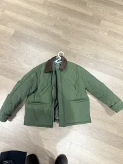 カーキ色 キルティング ジャケット コーデュロイ カラ 出品(新品)