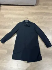 ユニクロ ブラック ロング トレンチコート 出品