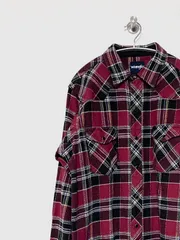 【Wrangler】90s ウエスタン ヘビーネルシャツ XL程度 ラングラー ヘビネル ヴィンテージ 古着