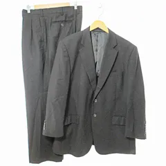 James Anderson by BIGVISION ジェームスアンダーソン バイ ビッグビジョン セットアップ スーツ 3B 段返りウール 黒 0731 ■MET1