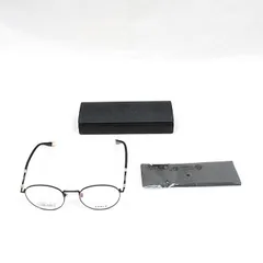 【未使用品】FURLA フルラ 眼鏡 メガネフレーム VFUA56J COL.0531 ブラック ケース・クロス付き☆◎25◎