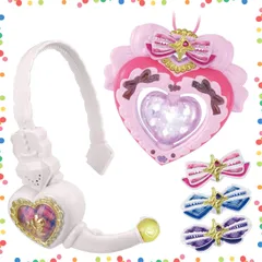 【在庫処分】キミとアイドルプリキュア♪ キミとアイドルプリキュア♪アイドルハートブローチ&アイドルハートインカムセット [バンダイ(BANDAI)]