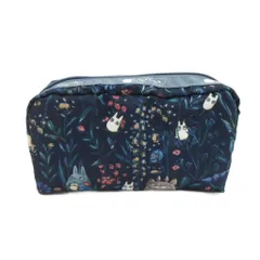 レスポートサック LesportSAC タグ付き ポーチ トトロ スタジオジブリ 小物入れ プリント 青 ブルー