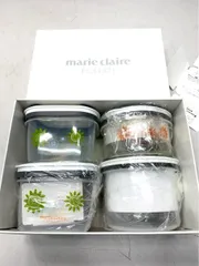未使用　保存容器　タッパー　レンジ対応　marie claire Forum　食器　調理器具 A9685A06